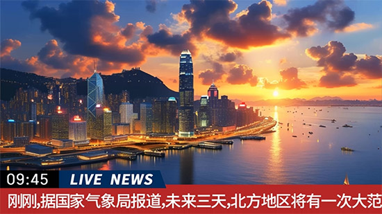 怎么给视频添加新闻滚动字幕效果